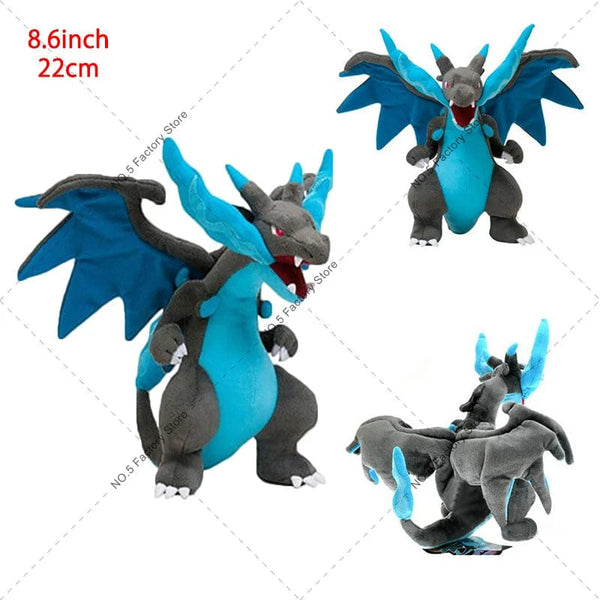 Planet Gates 18 Styles Shiny Charizard Plush Toys Pokemon Mega Evolution X & Y Charizard Soft Stuffed Animals Toy Doll Gift for Children Kids