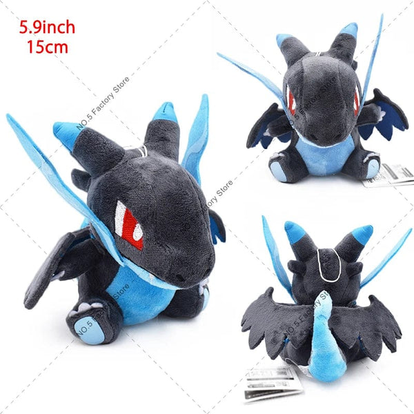 Planet Gates 18 Styles Shiny Charizard Plush Toys Pokemon Mega Evolution X & Y Charizard Soft Stuffed Animals Toy Doll Gift for Children Kids