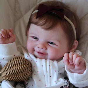 Planet Gates 18" Vivienne Boy/Girl Full Body Silicone Vinyl Doll Painted Baby Doll With Rooted Hair For Kid's Christmas Gift Muñecas Reborn