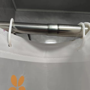 Planet Gates 180cm*180cm 1pc Leaf Pattern PEVA Shower Curtain, Thickened Waterproof Shower Curtain With Hooks, Bathtub Partition, Bathroom Accessories