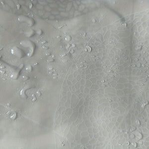 Planet Gates 180cm*180cm 1pc Leaf Pattern PEVA Shower Curtain, Thickened Waterproof Shower Curtain With Hooks, Bathtub Partition, Bathroom Accessories