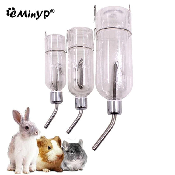 Planet Gates 180ML/350ML Plastic Hamster Drinking Bottle Cage Water Bottle Dispenser For Bunny Guinea Pig Rabbit Squirrel Small Pet Feeder