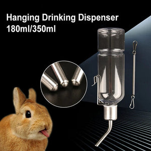 Planet Gates 180ML/350ML Plastic Hamster Drinking Bottle Cage Water Bottle Dispenser For Bunny Guinea Pig Rabbit Squirrel Small Pet Feeder