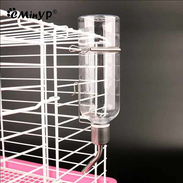 Planet Gates 180ML/350ML Plastic Hamster Drinking Bottle Cage Water Bottle Dispenser For Bunny Guinea Pig Rabbit Squirrel Small Pet Feeder
