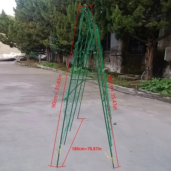 Planet Gates 180x180cm Grow Your Garden with This Heavy Duty Climbing Plant Trellis - Perfect for Cucumbers, Vines, Fruits and Vegetables!