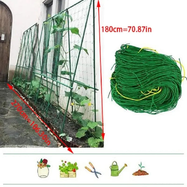 Planet Gates 180x270cm Grow Your Garden with This Heavy Duty Climbing Plant Trellis - Perfect for Cucumbers, Vines, Fruits and Vegetables!