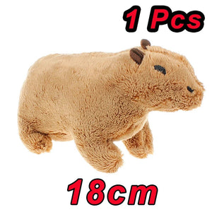 Planet Gates 18cm 45cm Fully Filled Capybara Plush Animal With Turtle Tortoise Backpack Toys For Baby Appease Sleeping Pillow Christmas Nice Gift