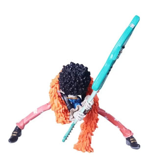 Planet Gates 18cm  Brook2 / No Box  Anime One Piece Figure Brook King Of Souls Musician Manga Action Figure Collection Model Toys Hobby Ornaments Gift 18cm Dolls