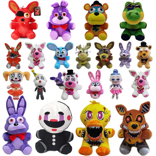Planet Gates 18cm FNAF Freddy's Plush Toy Stuffed & Plush Animals Bear Rabbit Game Fnaf Birthday Christmas Toys For Kids AAA