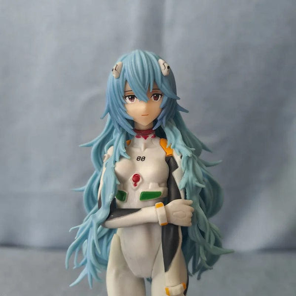 Planet Gates 18cm New Anime Neon Genesis Evangelion Eva Ayanami Rei Kawaii Figure Pvc Model Toys Doll Collect Ornaments Gifts