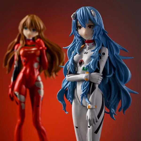 Planet Gates 18cm New Anime Neon Genesis Evangelion Eva Ayanami Rei Kawaii Figure Pvc Model Toys Doll Collect Ornaments Gifts