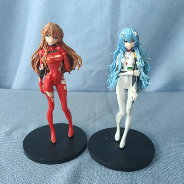 Planet Gates 18cm New Anime Neon Genesis Evangelion Eva Ayanami Rei Kawaii Figure Pvc Model Toys Doll Collect Ornaments Gifts