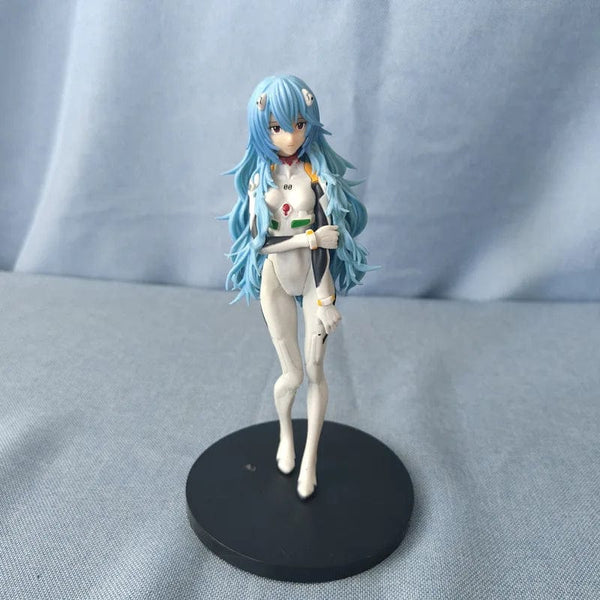 Planet Gates 18cm New Anime Neon Genesis Evangelion Eva Ayanami Rei Kawaii Figure Pvc Model Toys Doll Collect Ornaments Gifts