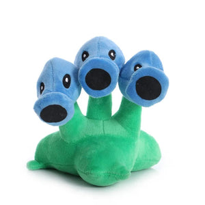 Planet Gates 18cm Plants vs Zombies Peashooter Plush Toy Doll Cute Snow Pea Threepeater Plush Soft Stuffed Toys Gifts for Children Kids