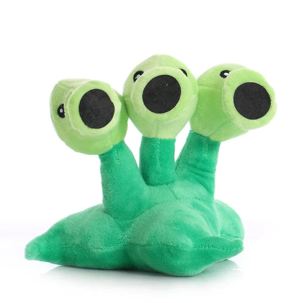Planet Gates 18cm Plants vs Zombies Peashooter Plush Toy Doll Cute Snow Pea Threepeater Plush Soft Stuffed Toys Gifts for Children Kids