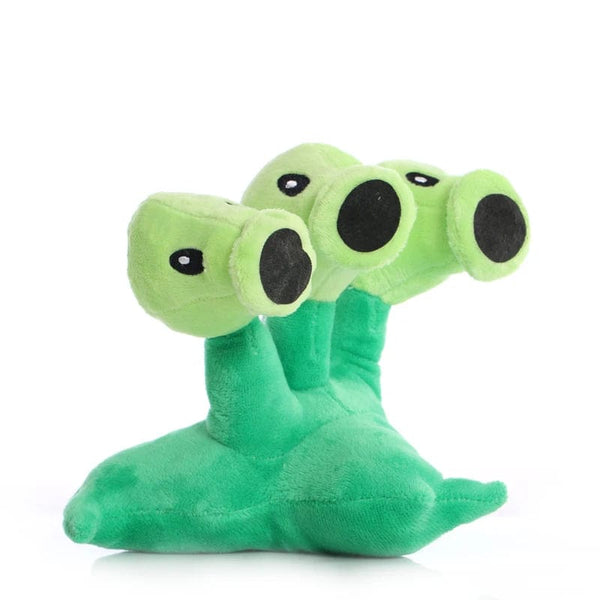 Planet Gates 18cm Plants vs Zombies Peashooter Plush Toy Doll Cute Snow Pea Threepeater Plush Soft Stuffed Toys Gifts for Children Kids