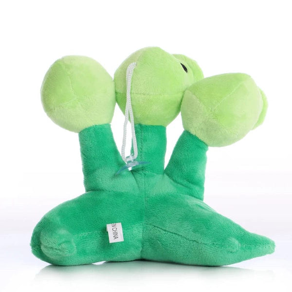 Planet Gates 18cm Plants vs Zombies Peashooter Plush Toy Doll Cute Snow Pea Threepeater Plush Soft Stuffed Toys Gifts for Children Kids