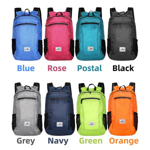 Planet Gates 18L Portable Foldable Backpack Folding Mountaineering Bag Ultralight Outdoor Climbing Cycling Travel Knapsack Hiking Daypack