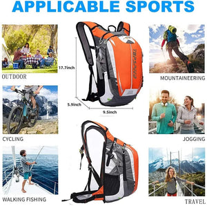 Planet Gates 18L Ultralight Outdoor Sports Backpack for Climbing, Hiking, Running, Cycling, Hydration, Waterproof