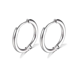 Planet Gates 18mm / D4-1Pair-Colorful 1Pair 316L Stainless Steel Small Hoop Earrings for Women Men, Cartilage Tragus Conch Forward Helix Ear Piercing Jewelry