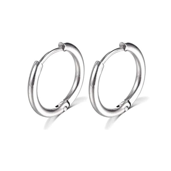 Planet Gates 18mm / D4-1Pair-Colorful 1Pair 316L Stainless Steel Small Hoop Earrings for Women Men, Cartilage Tragus Conch Forward Helix Ear Piercing Jewelry