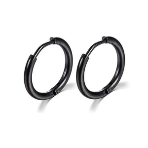 Planet Gates 18mm / D4-1Pair-Colorful 1Pair 316L Stainless Steel Small Hoop Earrings for Women Men, Cartilage Tragus Conch Forward Helix Ear Piercing Jewelry
