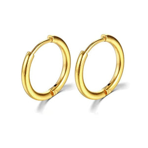 Planet Gates 18mm / D4-1Pair-Colorful 1Pair 316L Stainless Steel Small Hoop Earrings for Women Men, Cartilage Tragus Conch Forward Helix Ear Piercing Jewelry