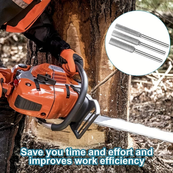 Planet Gates 18pcs 18pcs Diamond Chainsaw Sharpener, 3 Size Stone Chain Saw Chainsaw Sharpener Tool For Chain Saw Stone Jewelry Wood