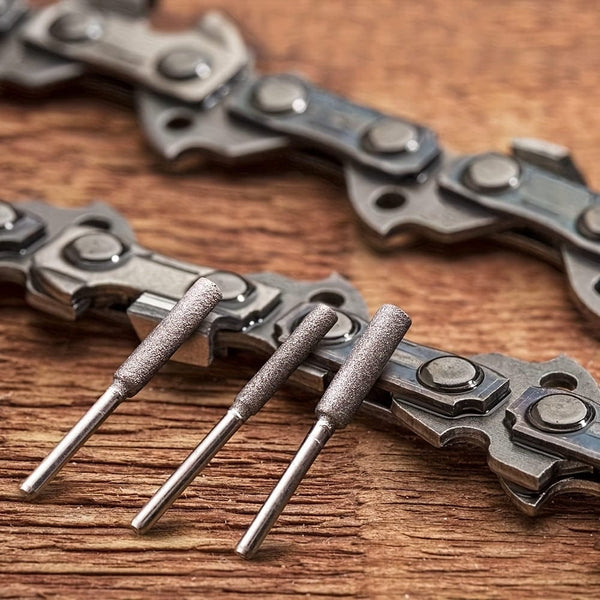 Planet Gates 18pcs 18pcs Diamond Chainsaw Sharpener, 3 Size Stone Chain Saw Chainsaw Sharpener Tool For Chain Saw Stone Jewelry Wood