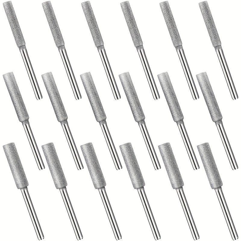 Planet Gates 18pcs 18pcs Diamond Chainsaw Sharpener, 3 Size Stone Chain Saw Chainsaw Sharpener Tool For Chain Saw Stone Jewelry Wood