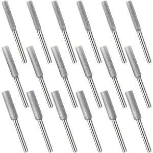 Planet Gates 18pcs 18pcs Diamond Chainsaw Sharpener, 3 Size Stone Chain Saw Chainsaw Sharpener Tool For Chain Saw Stone Jewelry Wood
