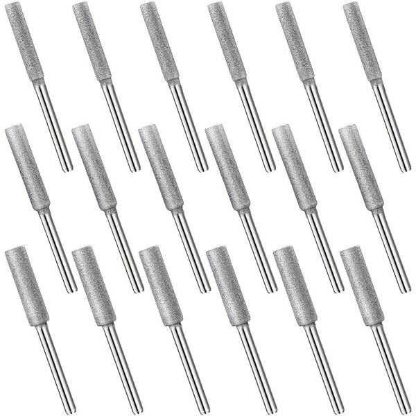 Planet Gates 18pcs 18pcs Diamond Chainsaw Sharpener, 3 Size Stone Chain Saw Chainsaw Sharpener Tool For Chain Saw Stone Jewelry Wood