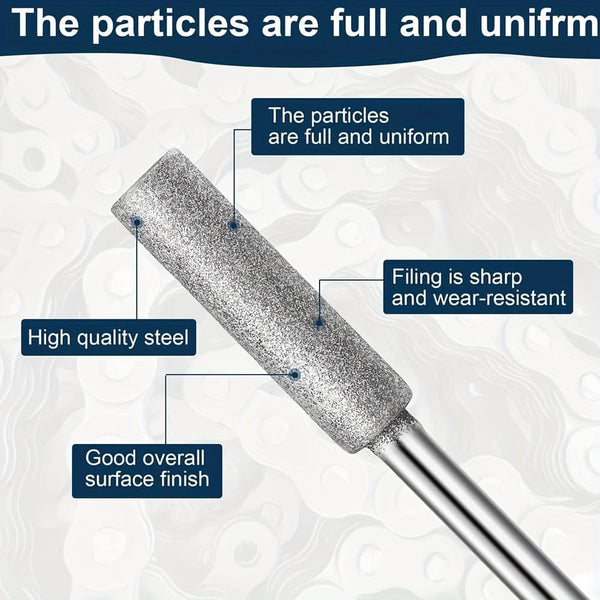 Planet Gates 18pcs 18pcs Diamond Chainsaw Sharpener, 3 Size Stone Chain Saw Chainsaw Sharpener Tool For Chain Saw Stone Jewelry Wood