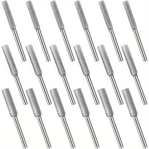 Planet Gates 18pcs 18pcs Diamond Chainsaw Sharpener, 3 Size Stone Chain Saw Chainsaw Sharpener Tool For Chain Saw Stone Jewelry Wood