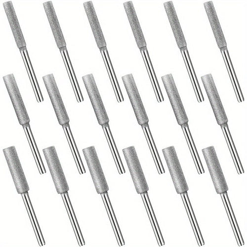 Planet Gates 18pcs 18pcs Diamond Chainsaw Sharpener, 3 Size Stone Chain Saw Chainsaw Sharpener Tool For Chain Saw Stone Jewelry Wood