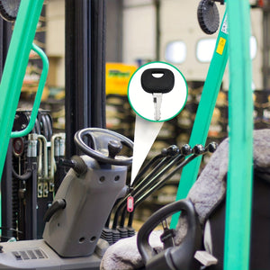 Planet Gates 18pcs Construction Machinery Key Set 18 Pieces Excavator Key Set Excavator Key Blanks Replacement Key Wheel Loader Motorcycle Ignition Switch Universal