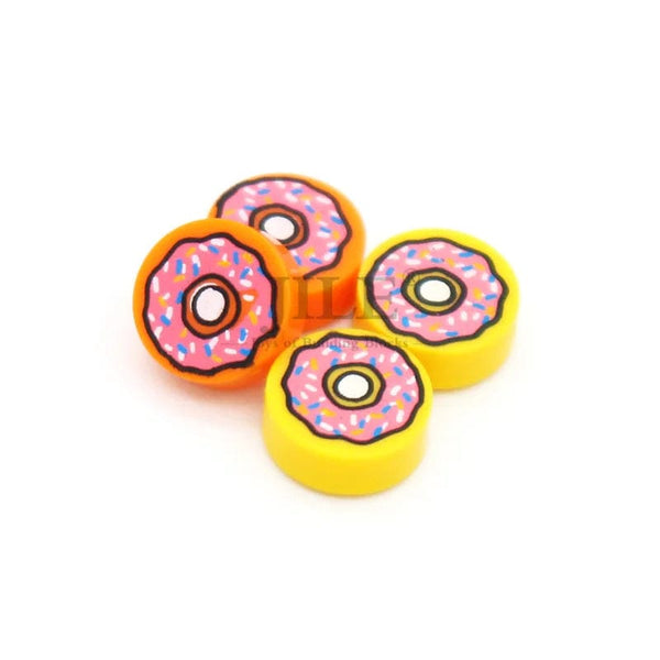 Planet Gates 18PCS Foods Set 1 City Mini Food Building Blocks Hamburger Pizza Fries Cake Dessert Chocolate Cookies MOC Bricks Plastic Assemble Part Figures Toy