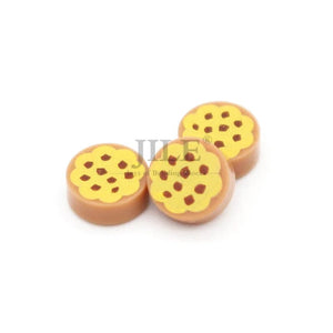 Planet Gates 18PCS Foods Set 1 City Mini Food Building Blocks Hamburger Pizza Fries Cake Dessert Chocolate Cookies MOC Bricks Plastic Assemble Part Figures Toy