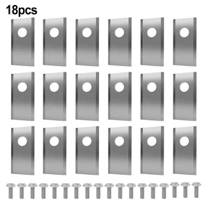 Planet Gates 18pcs silver / CHINA 18/30pcs Lawn Robot Blade Golden Blade Screws Kit For Worx Robotic Lawnmowers Replacement Garden Power Tools Parts