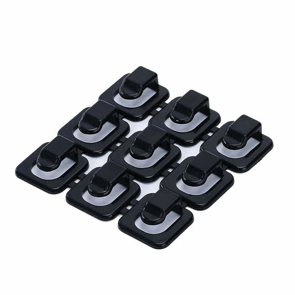 Planet Gates 18pcs Usb Organizer Cables Desk Cable Holder Self-adhesive Cable Clip Cord Holder Cable Winder Wire Clips Office Accessories