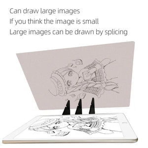 Planet Gates 18x10CM Kids Projection Drawing Copy Board Projector Painting Tracing Board Sketch Specular Reflection Dimming Bracket Montessori Toys