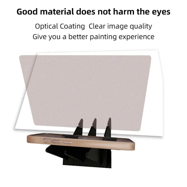 Planet Gates 18x10CM Kids Projection Drawing Copy Board Projector Painting Tracing Board Sketch Specular Reflection Dimming Bracket Montessori Toys
