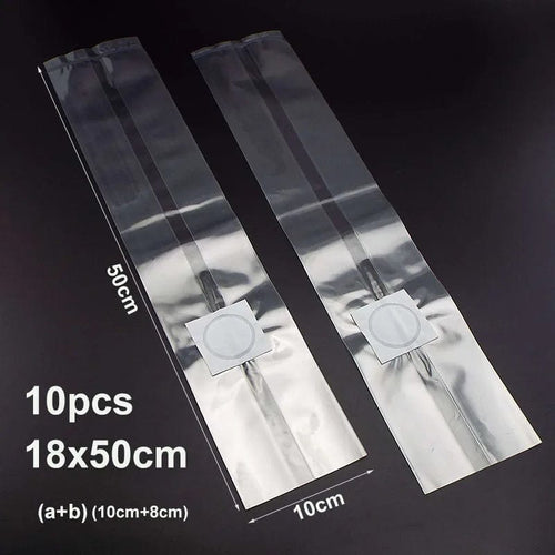 Planet Gates 18X50cm 10pcs bags 10x 18x35cm 50cm mushroom Spawn grow bag pots growing planter Plastic high temperature pvc Planting nursery Bags Breathable ring