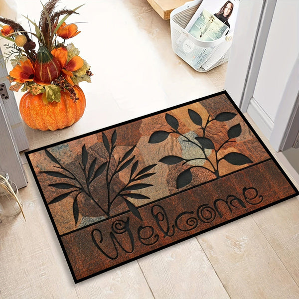Planet Gates 19.68x31.49in/50x80cm 1pc Dirt Resistant Welcome Doormat, Low Pile Indoor Outdoor Entrance Mat, Absorbent Bath Mat, Suitable For Living Room Bedroom Bathroom Kitchen Balcony Patio Carpet