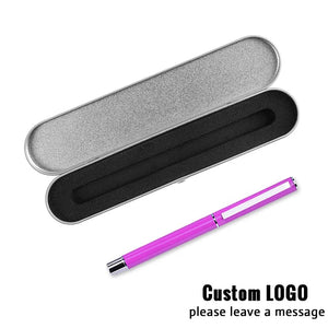 Planet Gates 19 / black Exquisite Gift Box Ballpoint Pen Set Business Customized Logo Office Accessories Student Teacher Gift Writing Pens Carving Name