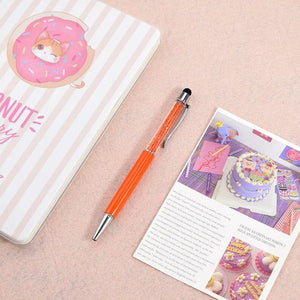 Planet Gates 19 / black Multicolor Metal Crystal Ballpoint Pen Custom Logo Pen Wedding Souvenir Advertising Gift School Teacher Office Stationery Pens