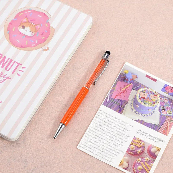 Planet Gates 19 / black Multicolor Metal Crystal Ballpoint Pen Custom Logo Pen Wedding Souvenir Advertising Gift School Teacher Office Stationery Pens