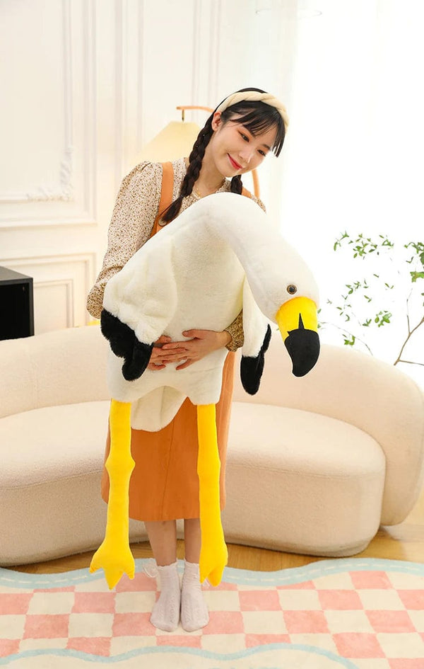 Planet Gates 190cm Pink Ins Flamingo Doll Stuffed Toy Soft Big Pillow Girl Heart-shaped Rag Bed Leg Birthday Christmas Gift Plush Toys Stitch