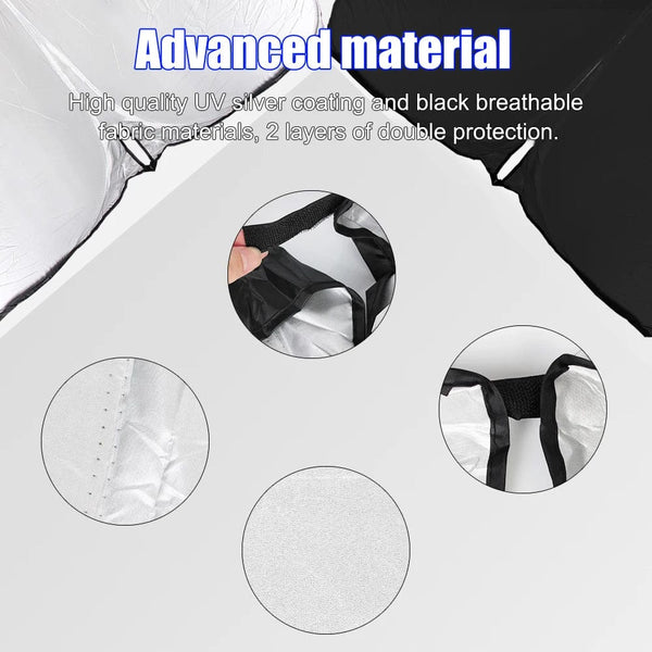 Planet Gates 190T For Tesla Model 3 Y Foldable Car Windshield Sun Shade Covers Sun Visors Sunshade Auto Front Window Sunscreen Parasol