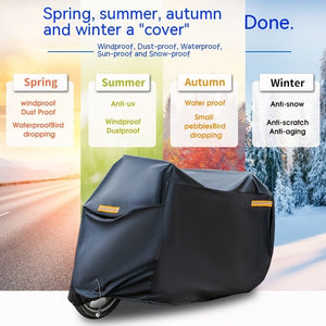 Planet Gates 190t Motorcycle Car Cover, Outdoor Car Cover, Motorcycle Car Clothes Electric Vehicle Cover, Waterproof Sunscreen Bicycle Cover, Waterproof